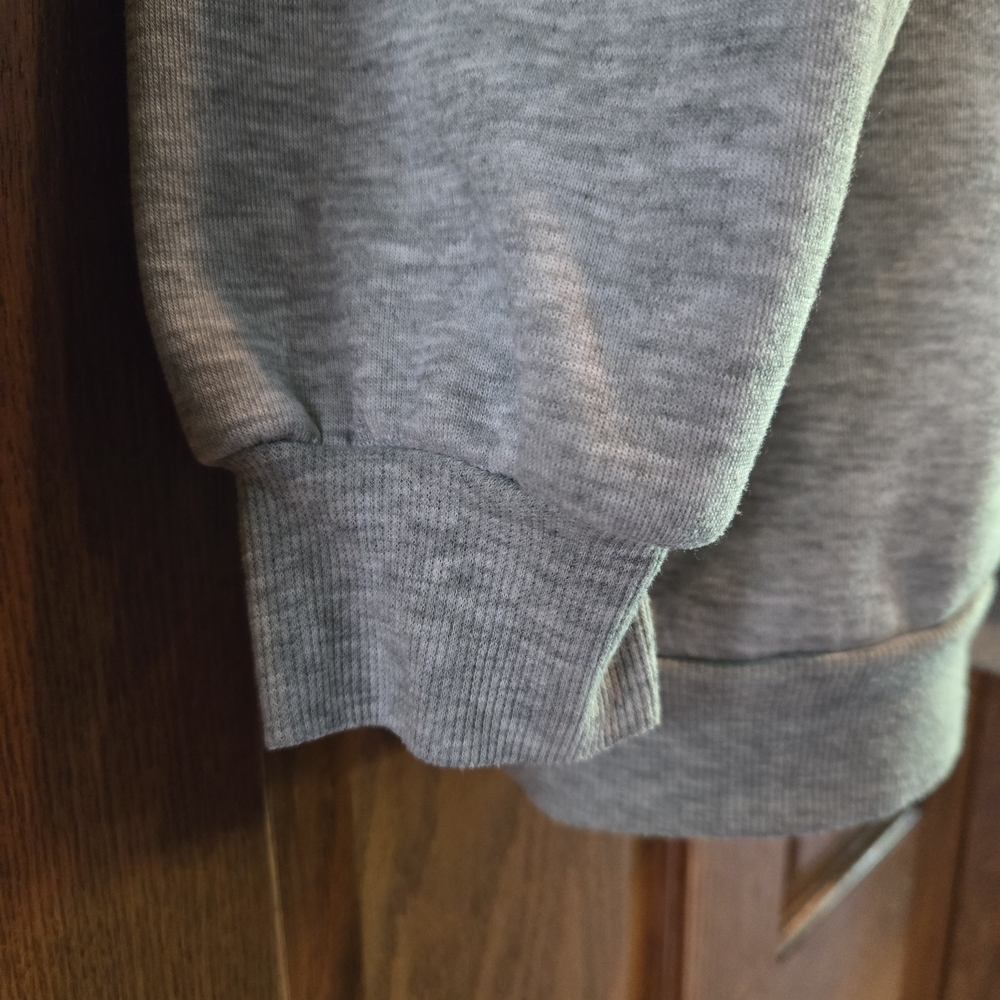 SHEIN Gray Fleece-Lined Sweatshirt - Picture 10 of 15